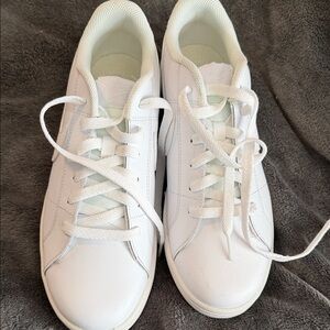 Classic White Nike Women's Leather Sneakers